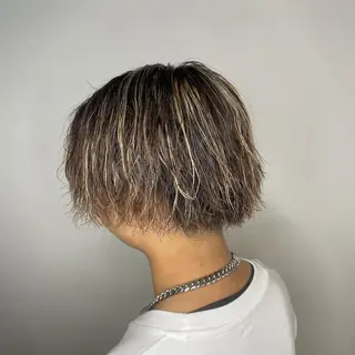 カラー パーマ メンズ 渋谷/フェード/ 國分 翔のヘアスタイル