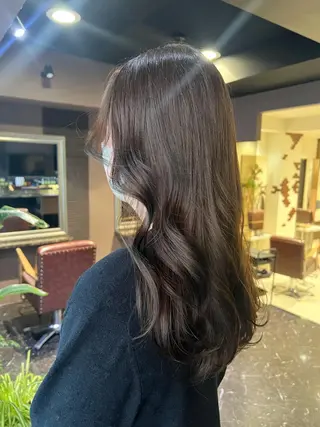 セミロング 髪質改善メニュー 長井 美佐子のヘアスタイル