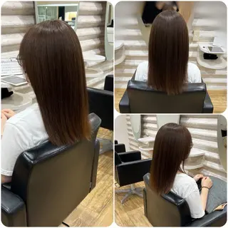セミロング カラー KON|ごまかさない 艶。酸熱×精密カットのヘアスタイル
