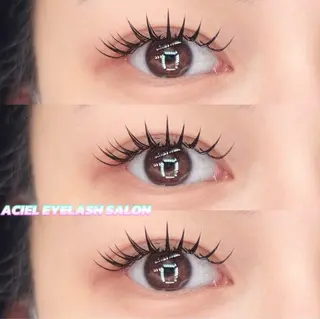 マツエク・マツパ ACIEL EYE LASH SALONのマツエク・マツパデザイン