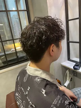 パーマ メンズ マンツーマン 髪質改善　工藤のヘアスタイル