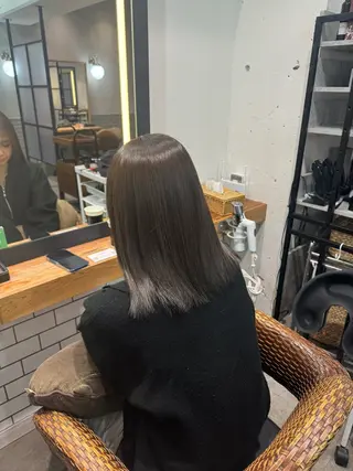 ミディアム カラー 暖色カラー🤎Red Neo meiのヘアスタイル