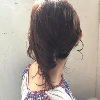 ロング ヘアアレンジ 代官山 ボブヘアーのヘアスタイル