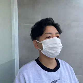 メンズ 韓国メンズ特化 パーマSatskiのヘアスタイル