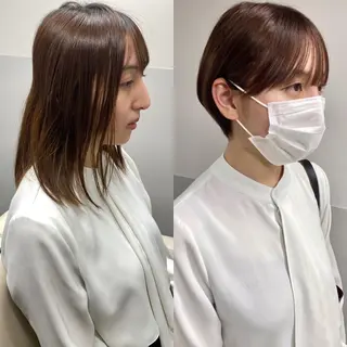 ショート カラー ヘアアレンジ 小林 佳祐のヘアスタイル