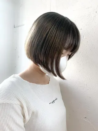 ショート ショート✨ボブ✨代表 新田見美仁のヘアスタイル
