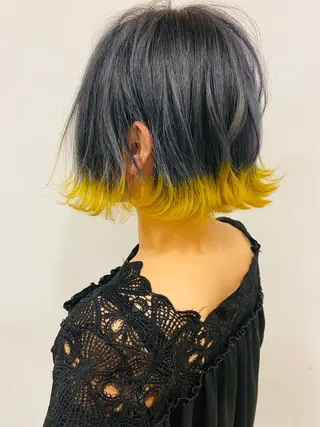 カラー aini上本町 吉元直明のヘアスタイル