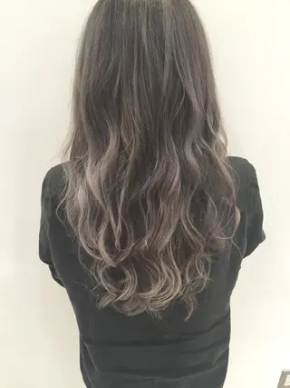 ロング カラー ハイトーン×髪質改善 KENTAのヘアスタイル