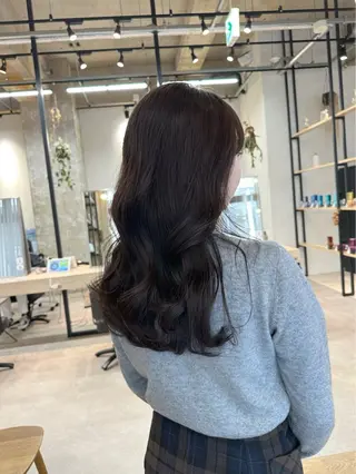 ロング 韓国風￤透明感カラー ‎🤍￤mioのヘアスタイル