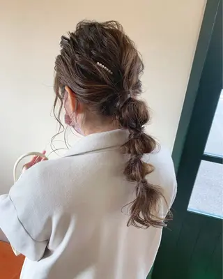 ヘアアレンジ やまだ せりなのヘアスタイル
