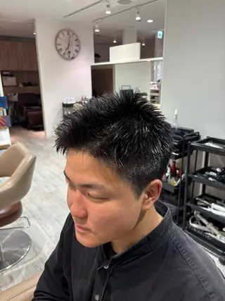 ショート メンズ Ash本八幡 🩵ྀི菊地のヘアスタイル