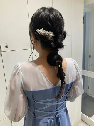 ロング ヘアアレンジ 透明感カラー🫧 nanohaのヘアスタイル