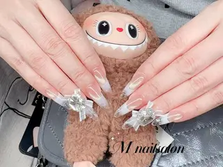ネイル M🌷nail 長さだし専門店のネイルデザイン