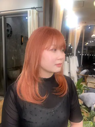 カラー 東茉央/ブリーチ リタッチ🧸銀座のヘアスタイル