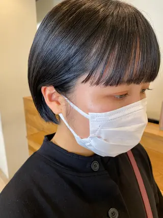 ショート カラー solo店長 大橋康智のヘアスタイル