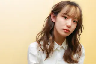 セミロング 阿武 ナルキのヘアスタイル