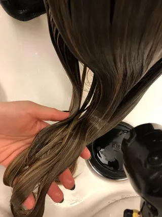 ロング カラー 池田 寿子のヘアスタイル