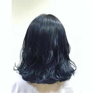 ミディアム カラー 松村 未央のヘアスタイル