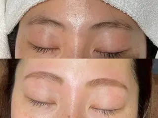 メンズ アイブロウ 韓国風艶髪カラー× 束感まつ毛🎀miuのマツエク・マツパデザイン