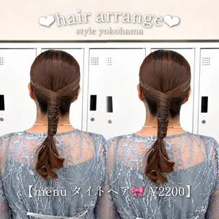ヘアアレンジ ヘアセット🩷 エクステ🎀ゆう💞のヘアスタイル