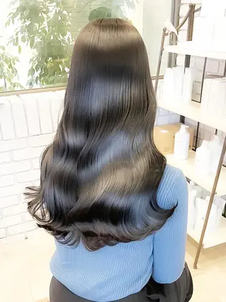 ミディアム ced下赤塚店／うる 艶ヘアカラー🦋のヘアスタイル
