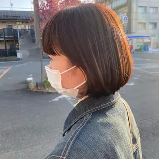 ショート 透明感カラー/似合わ せカット/大島実加永のヘアスタイル