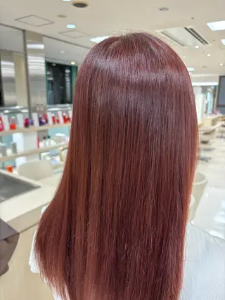 カラー 🎀暖色カラー/透明 感カラー/ひな🎀のヘアスタイル