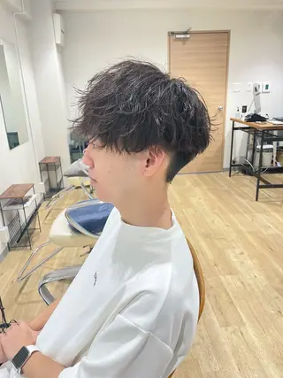 パーマ メンズ エビスザキレン／メン ズ／心斎橋🌳のヘアスタイル