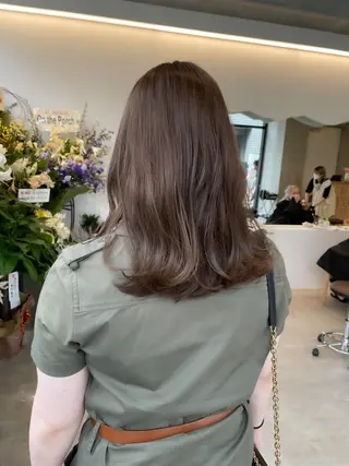 ミディアム カラー ヘアアレンジ ミニボブ/ブリーチ 🌈MISATOのヘアスタイル