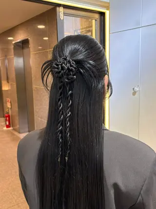 ヘアアレンジ 梅田/透明感カラー 🤍narumiのヘアスタイル