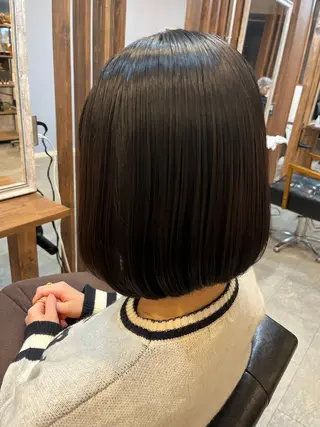ショート カラー くすみカラー/ボブ ♡ madocaのヘアスタイル