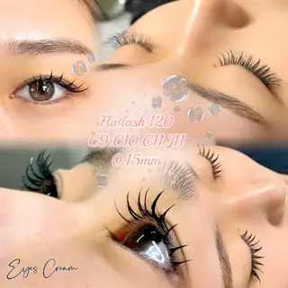 マツエク・マツパ Eyes Cream SAYAのマツエク・マツパデザイン