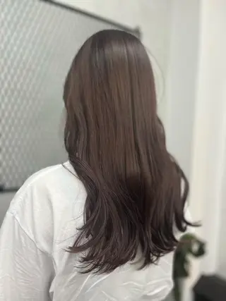 ロング 川畑 花菜のヘアスタイル