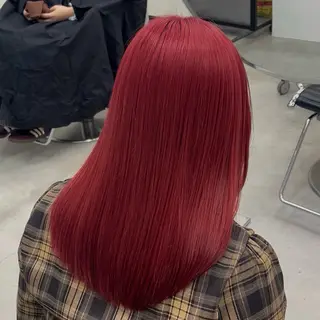 セミロング 🌺名古屋ハイトーン デザインのヘアスタイル