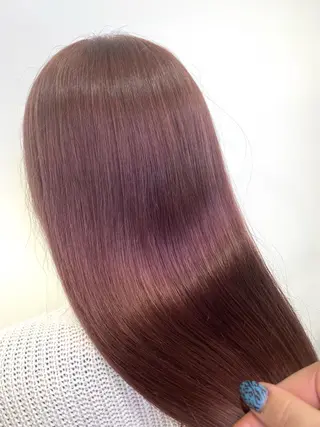 ロング カラー ヘアアレンジ TSUNA 🌙 Lim 五反田のマツエク・マツパデザイン