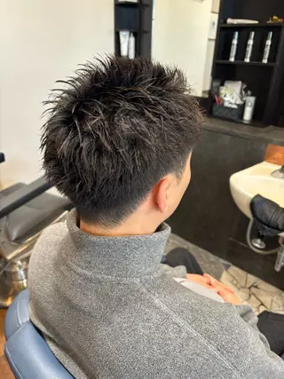 ショート メンズ 朝セット楽！指名多数 メンズ特化/黒部由徒のヘアスタイル