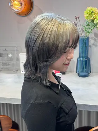 ショート カラー 神パーマ＆ツヤ髪 黒田ダイのヘアスタイル