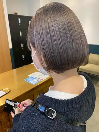 ショート カラー ヘアアレンジ fit stand /HIIRAGIのヘアスタイル