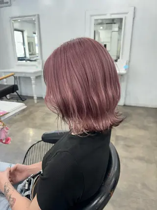 ミディアム カラー SALOWIN札幌大通り所属・札幌ブリーチカラー/ ダブルカラー/ドイのヘアスタイル