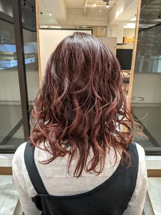 セミロング カラー 【大人艶カラー🌿】 中畑リョウのヘアスタイル