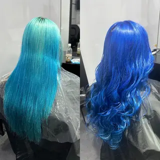 ロング カラー 🌈派手髪エクステ ブレイズ🌈ひろとのヘアスタイル
