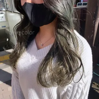 ロング カラー 似合わせカット得意 💛RENA💛のヘアスタイル