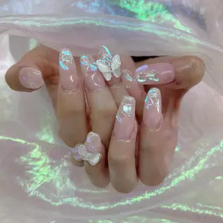 ネイル 🦋ネイルサロン ブラン🌈ゆりのネイルデザイン