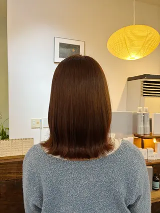 ミディアム 三國 栞音のヘアスタイル