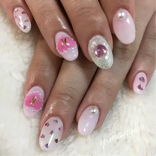 ネイル パラジェル有/ 長さだし/mahoのネイルデザイン