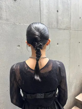 カラー ヘアアレンジ yoshihama sumireのヘアスタイル