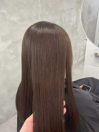 ロング カラー yuuna ✮ door whiteのヘアスタイル