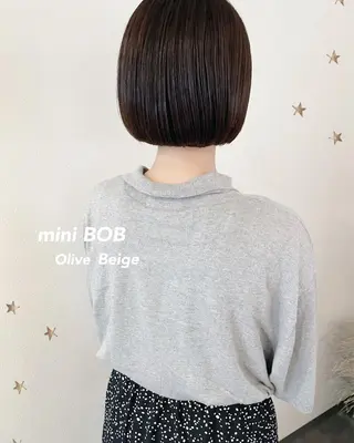 ショート カラー 市川 千夏のヘアスタイル