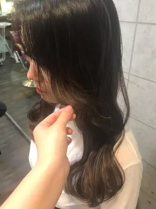 ロング カラー 烏丸韓国ヘア🇰🇷 ayaka🎀のヘアスタイル