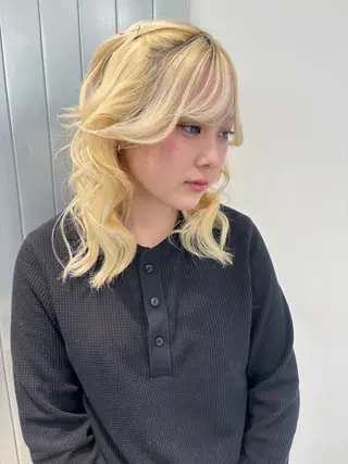 ロング カラー ブリーチ/ハイトーン /レイヤーのヘアスタイル